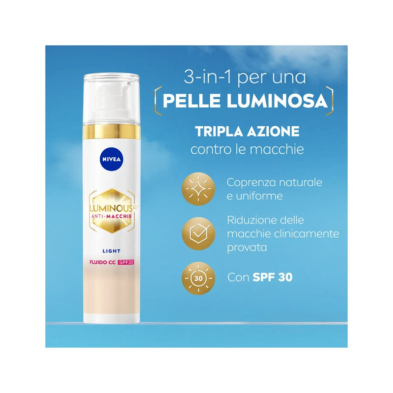 Nivea Cellular Luminous630 CC Anti-Macchie SPF30 40ml 01 Light