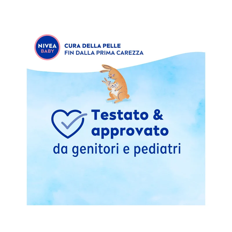 Nivea Baby Salviettine Detergenti Idratanti Soft & Cream Neonato 57 Pezzi