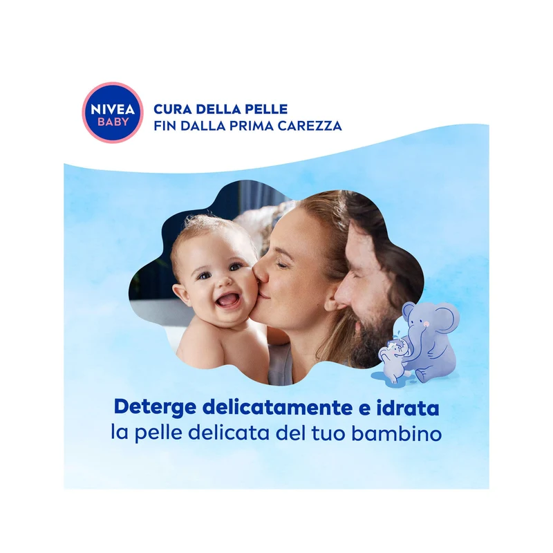 Nivea Baby Bagnetto Delicato Detergente Neonato Per Una Detersione Delicata E Idratante 450ml