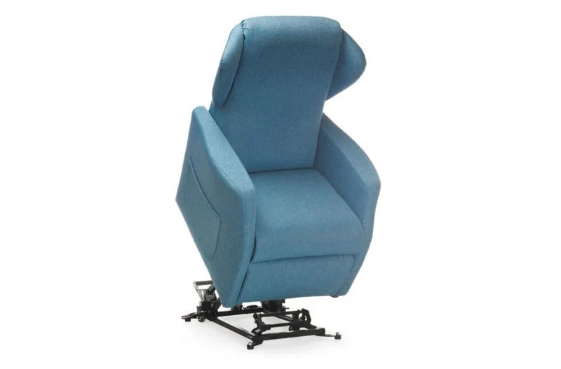Mopedia Poltrona Elevabile Ninfea con Roller 4 Ruote 50mm PO401 Sabbia