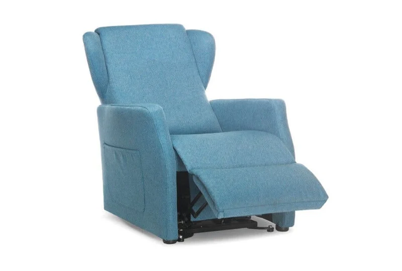 Mopedia Poltrona Elevabile Ninfea con Roller 4 Ruote 50mm PO401 Grigio