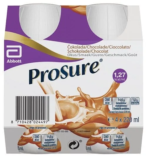 Prosure Chocolate 4 Bottiglie Da 220ml