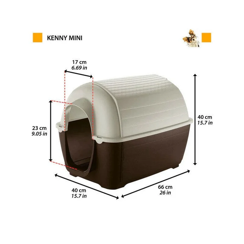 Ferplast Kenny Cuccia In Resina Termplastica Per Cani 40x66xh40cm