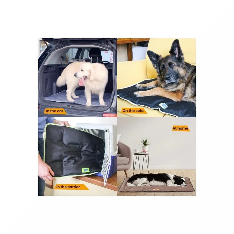 Ferplast Jolly 100 Materassino Per Cani Tessuto Tecnico Nero 98 x 65 cm