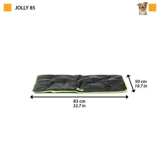 Ferplast Jolly 85 Materassino Per Cani Tessuto Tecnico Nero 83 x 50 cm