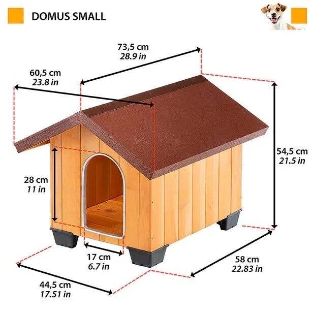 Ferplast Domus Cuccia In Legno Di Pino Nordico Small