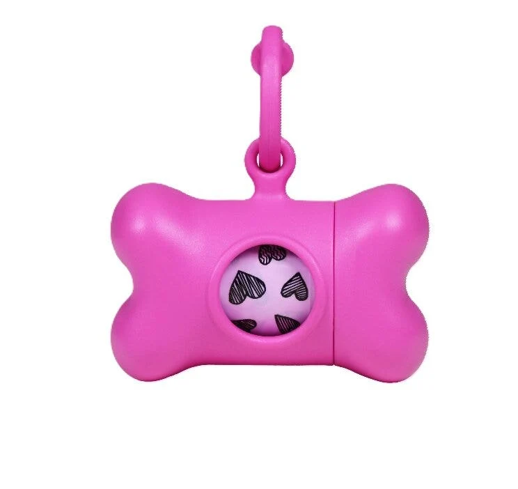 United Pets Bon Ton Nano Collezione Classic Colore Rosa Porta Sacchettini Igienici