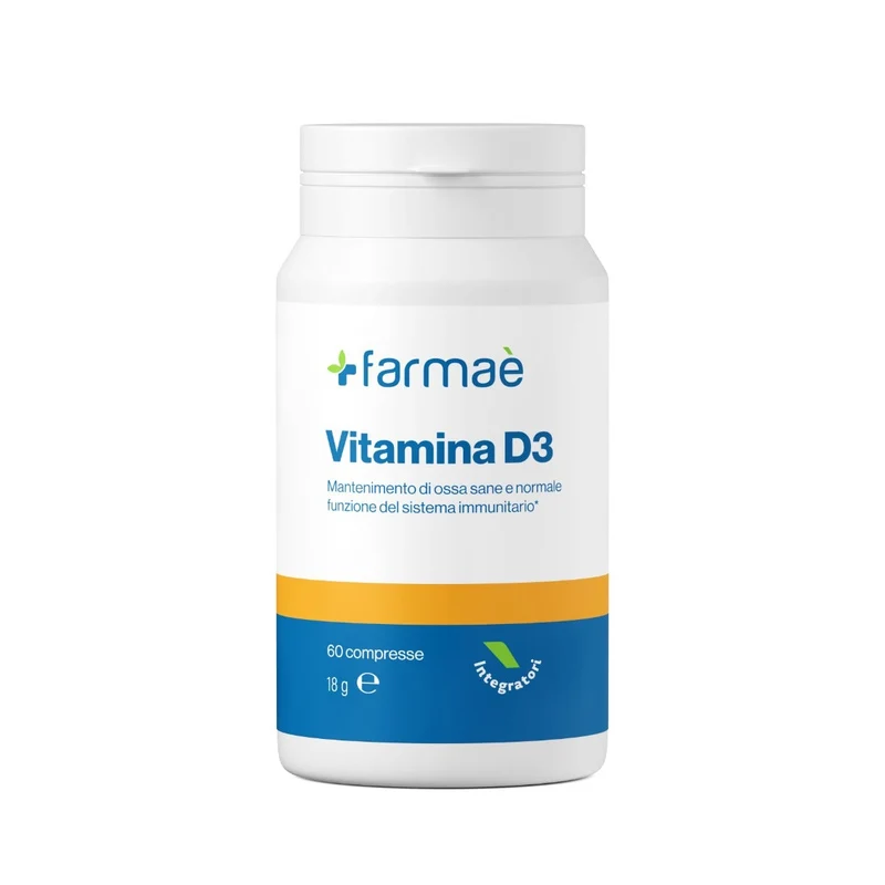 Farmaè Vitamina D3 Integratore 60 Compresse