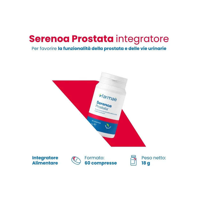 Farmaè Serenoa Prostata Integratore 60 Compresse