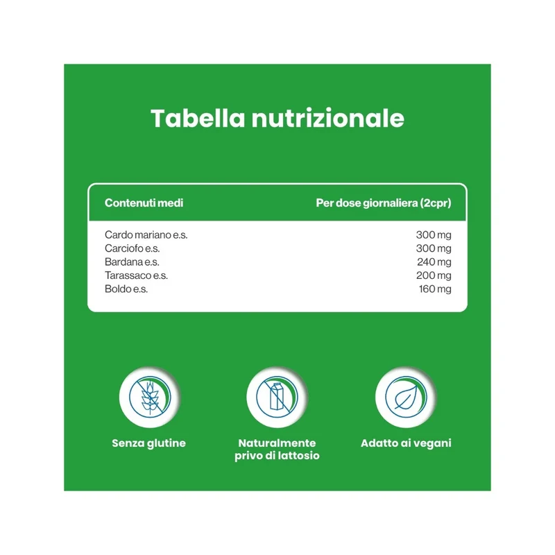 Farmaè Detox Funzione Epatica Integratore 60 Compresse