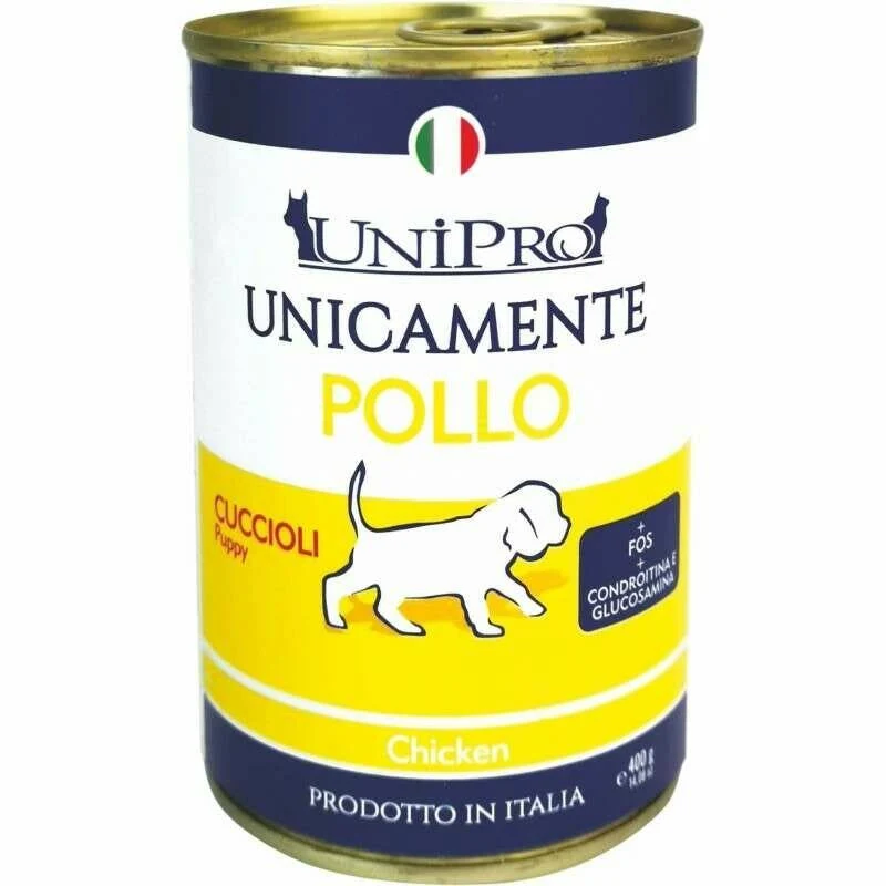 Unipro Dog Unicamente Puppy Pollo 400g