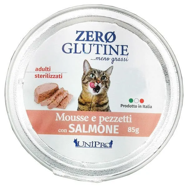 Unipro Gatto Zero Glutine Con Salmone 85g