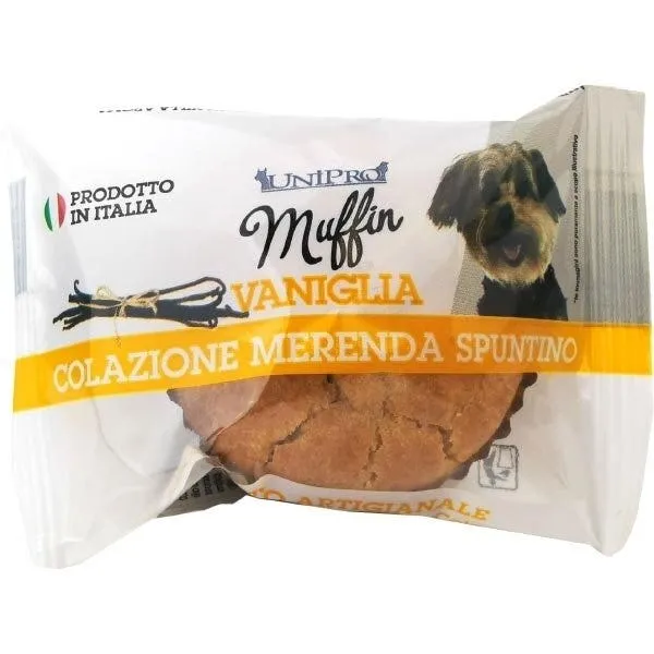 Unipro Muffin alla Vaniglia Alimento Complementare Per Cani 30g