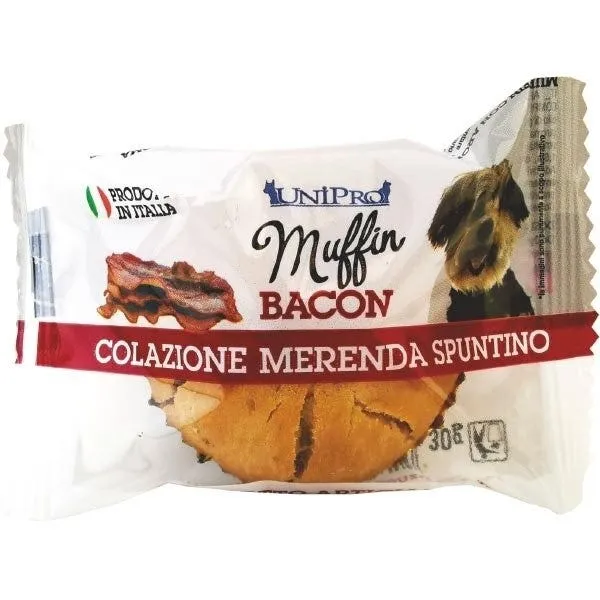 Unipro Muffin al Bacon Alimento Complementare Per Cani 30g