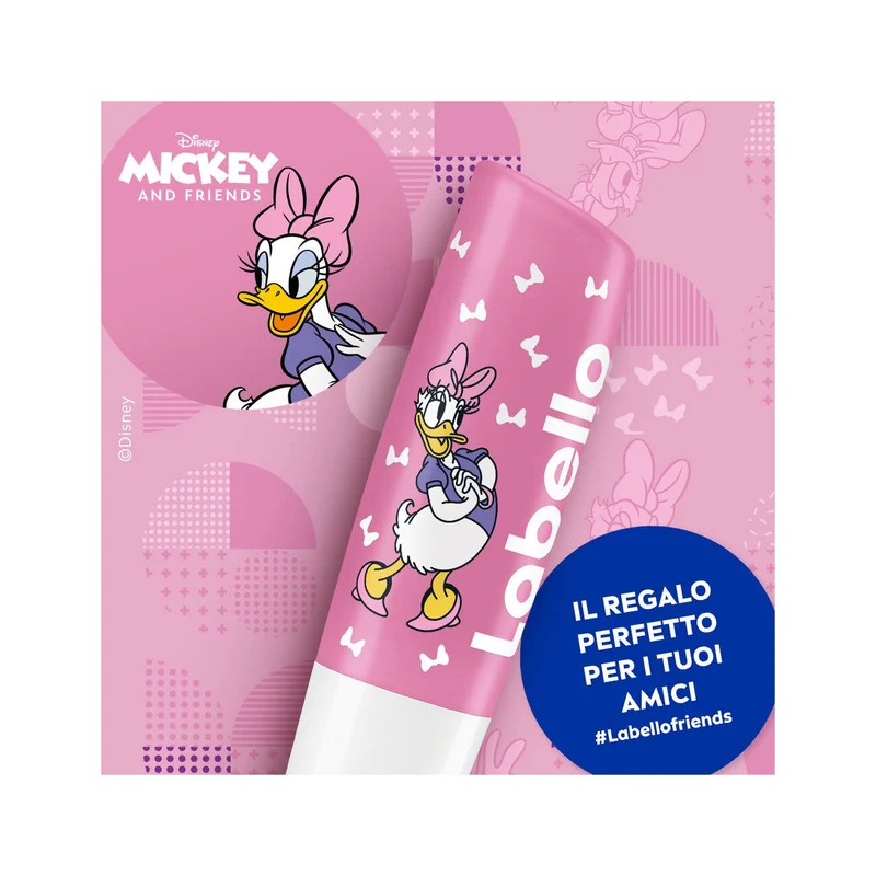 Labello Soft Rosé Disney Limited Edition Daisy Duck Burrocacao Labbra Colorato E Idratante 4,8g