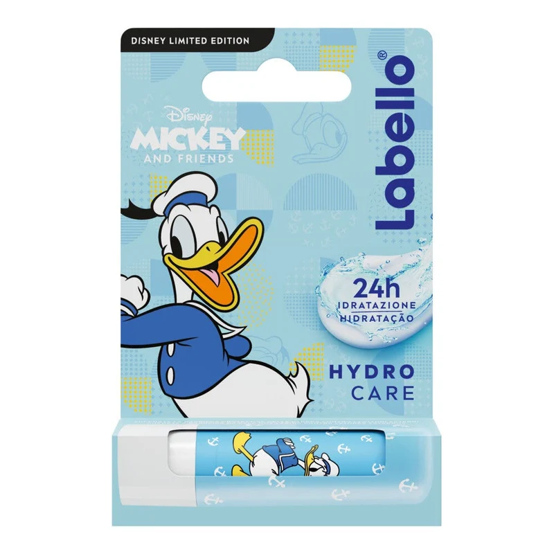 Labello Hydro Care Disney Limited Edition Donald Duck Burrocacao Labbra Idratante Con Spf15 4,8g