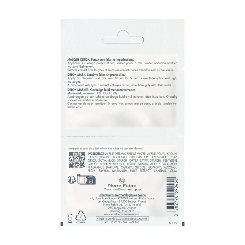 Eau Thermale Avène Cleanance Maschera Detox 2x6ml