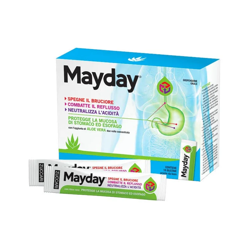 Mayday Sospensione Per Uso Orale Alla Menta 12 Bustine 10ml