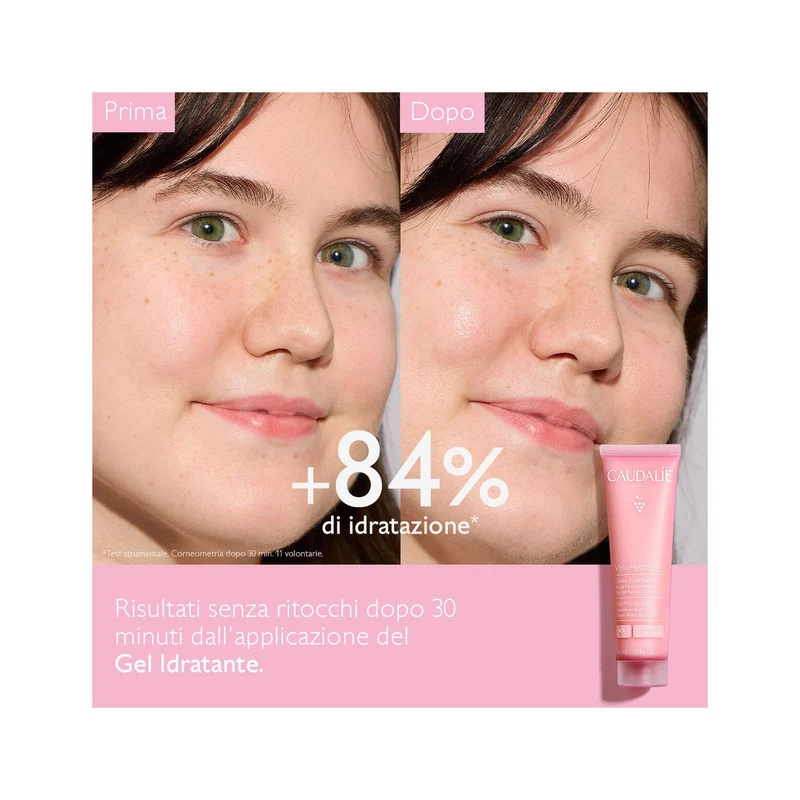 Caudalie Vinohydra Gel Idratante Viso 60ml