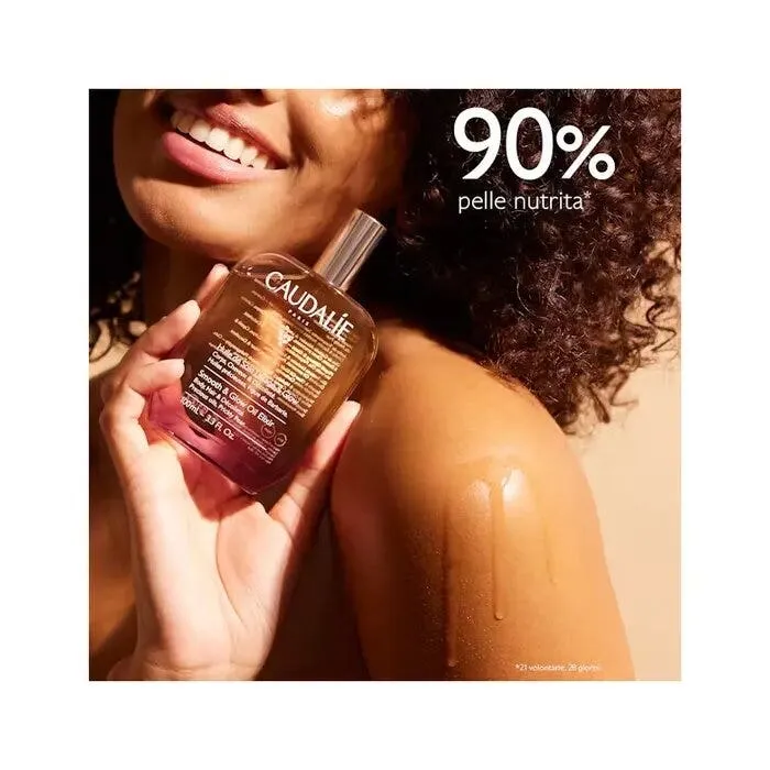 Caudalie Olio Trattante Lisciante Luminosità Corpo/Capelli /Decolleté 50ml