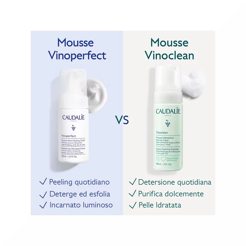 Caudalie Vinoperfect Mousse Micro-Peeling Illuminante 100ml