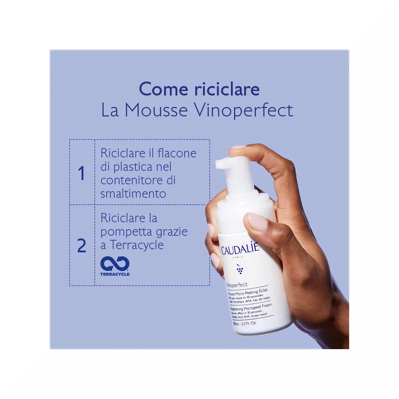 Caudalie Vinoperfect Mousse Micro-Peeling Illuminante 100ml
