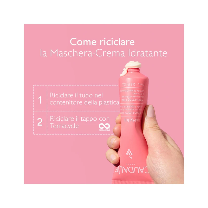 Caudalie Vinohydra Maschera Crema Idratante Viso 75ml