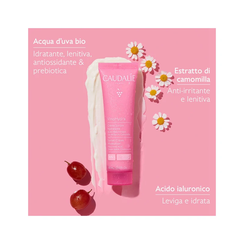 Caudalie Vinohydra Crema Sorbetto Idratante Viso 60ml