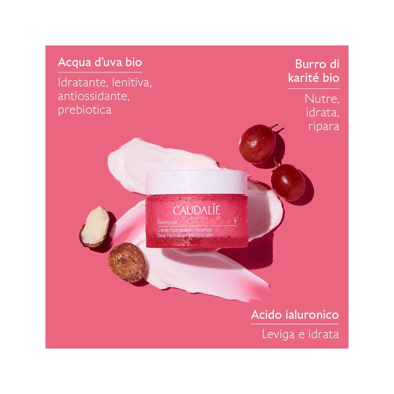 Caudalie Vinohydra Crema Idratazione Intensa 50ml