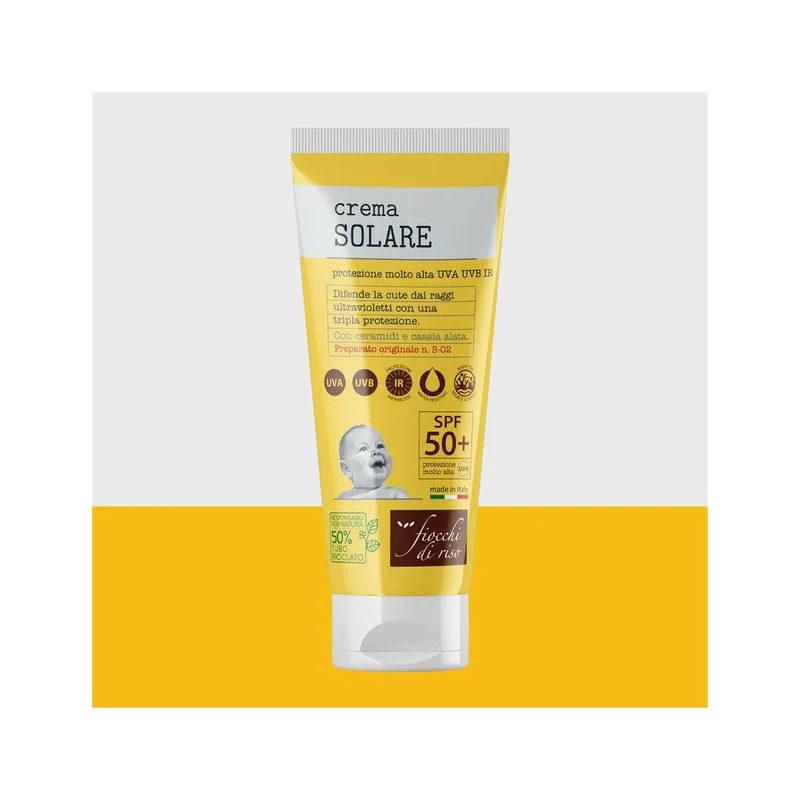 Fiocchi Di Riso Crema Solare Per Bambini 100ml SPF50+