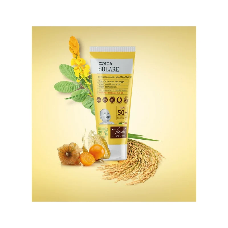 Fiocchi Di Riso Crema Solare Per Bambini 100ml SPF50+