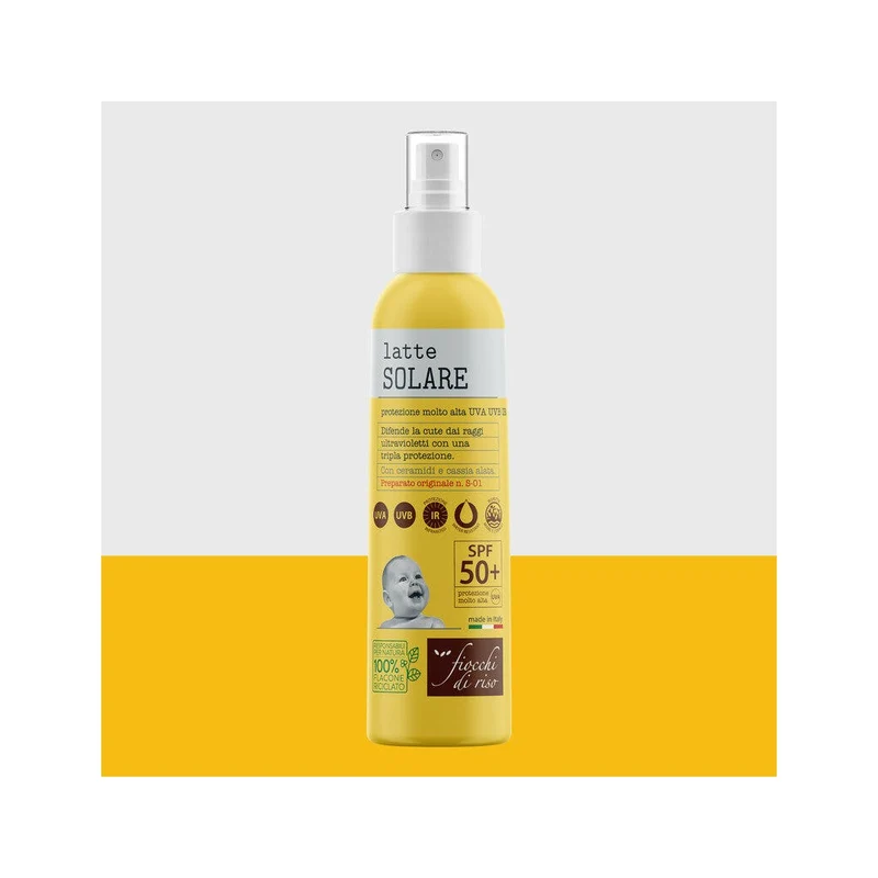 Fiocchi Di Riso Latte Solare Per Bambini 140ml SPF50+