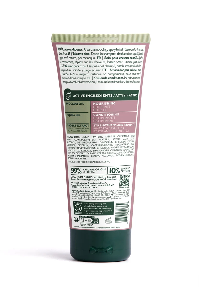 Herbatint Curly Conditioner Balsamo Ricci 200ml