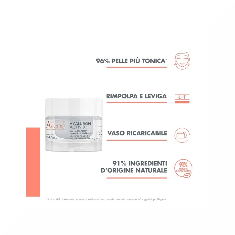 Eau Thermale Avène Hyaluron Activ B3 Aqua Gel-Crema Rigenerazione Cellulare 50ml