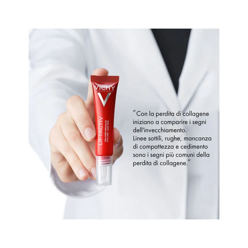 Vichy Liftactiv Collagen Specialist Contorno Occhi con Peptidi Pro-Collagene 15 ml