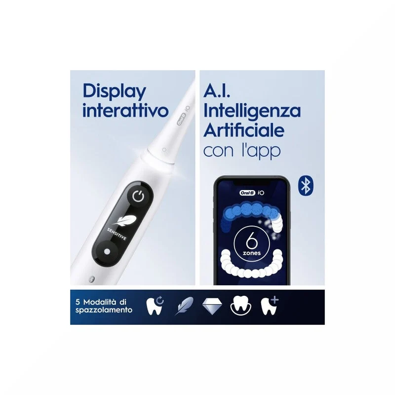 Oral-B Idropulsore Oral Health Center + iO Series 6