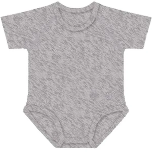J Bimbi Body 0-36M Caldo Cotone Melange Grigio