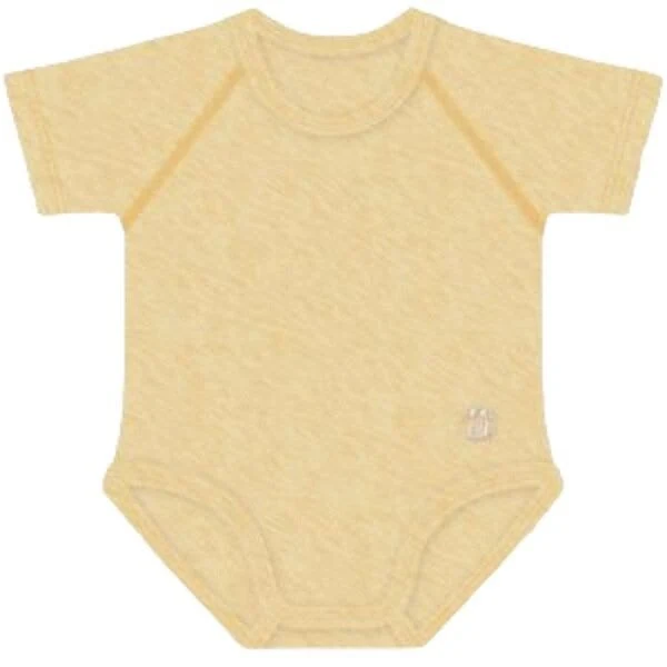 J Bimbi Body 0-36M Caldo Cotone Melange Giallo