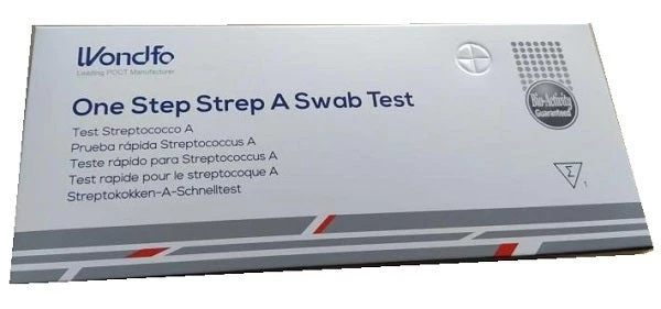 Test Autodiagnostico One Step Strep a Rilevazione Qualitativa Antigene Streptococco a in Tamponi Faringei Gammadis