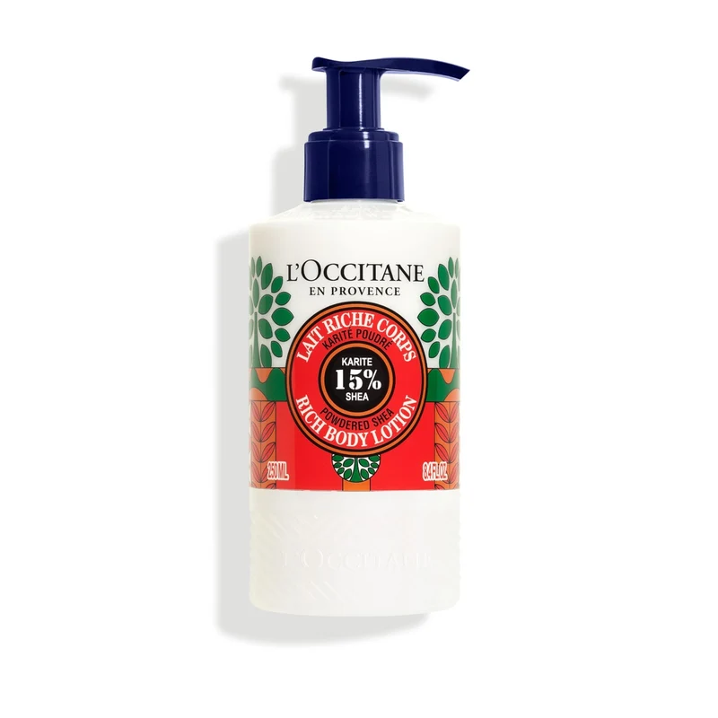 L'Occitane Latte Corpo Karité E Cipria 250ml