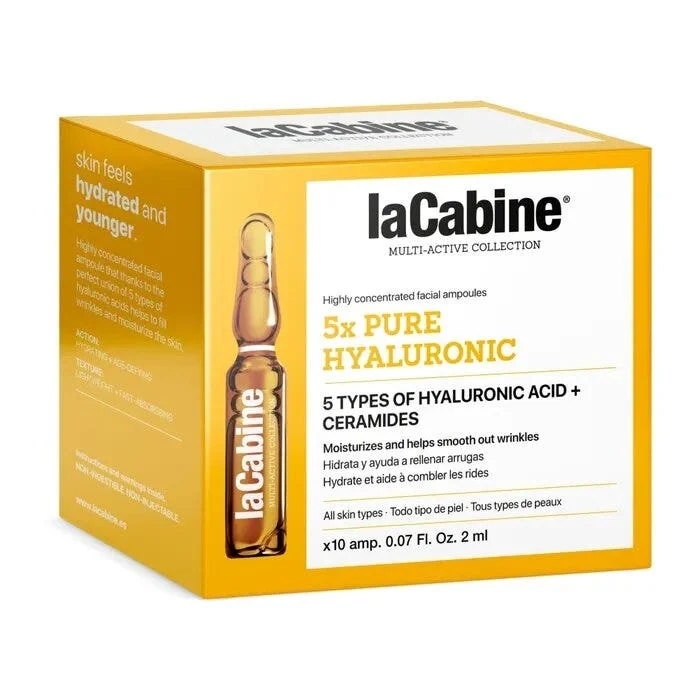 LaCabine 5x Pure Hyaluronic Anti-Rughe Viso 10 Fiale