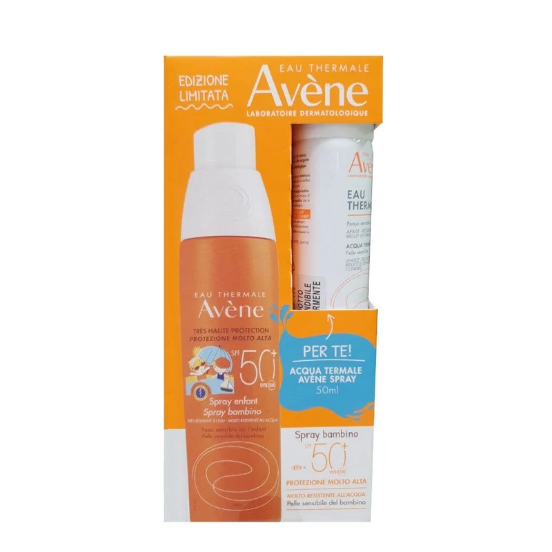 Eau Thermale Avène Kit Spray Bambino SPF50+ 200 ml + Eau Thermale Avène Spray 50 ml