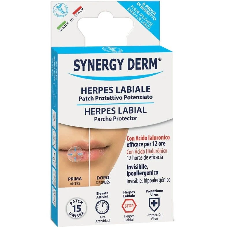 Synergy Derm Herpes Labiale Patch 15 Pezzi