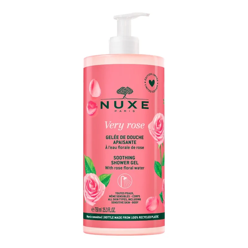 Nuxe Very Rose Gel Doccia Lenitivo Maxi Formato 750ml