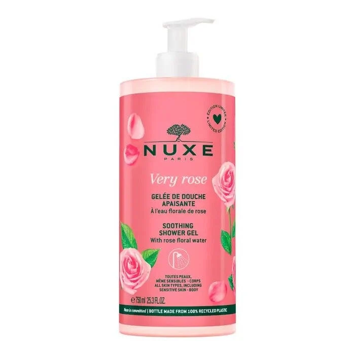 Nuxe Very Rose Gel Doccia Lenitivo Maxi Formato 750ml