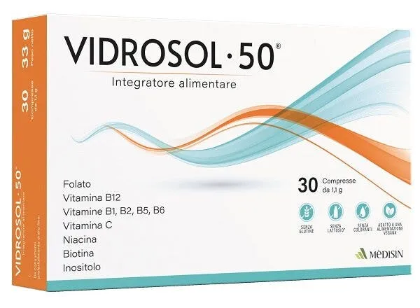 Medisin Vidrosol 50 Integratore Alimentare 30 Compresse