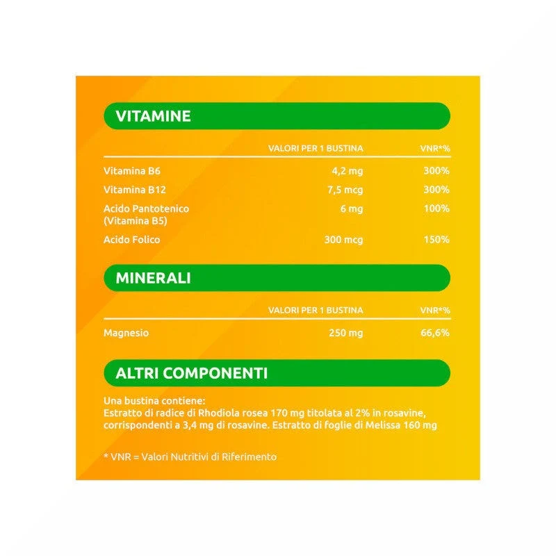 Supradyn Ricarica No Stress Integratore Vitamine e Magnesio contro la Stanchezza da Stress 20 Buste