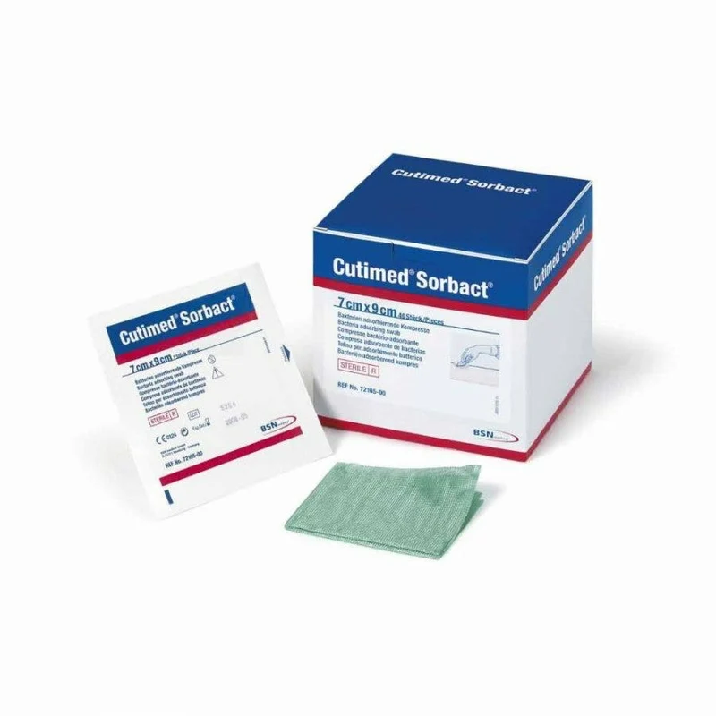 Cutimed Sorbact Medicazione 7x9cm 5 Pezzi