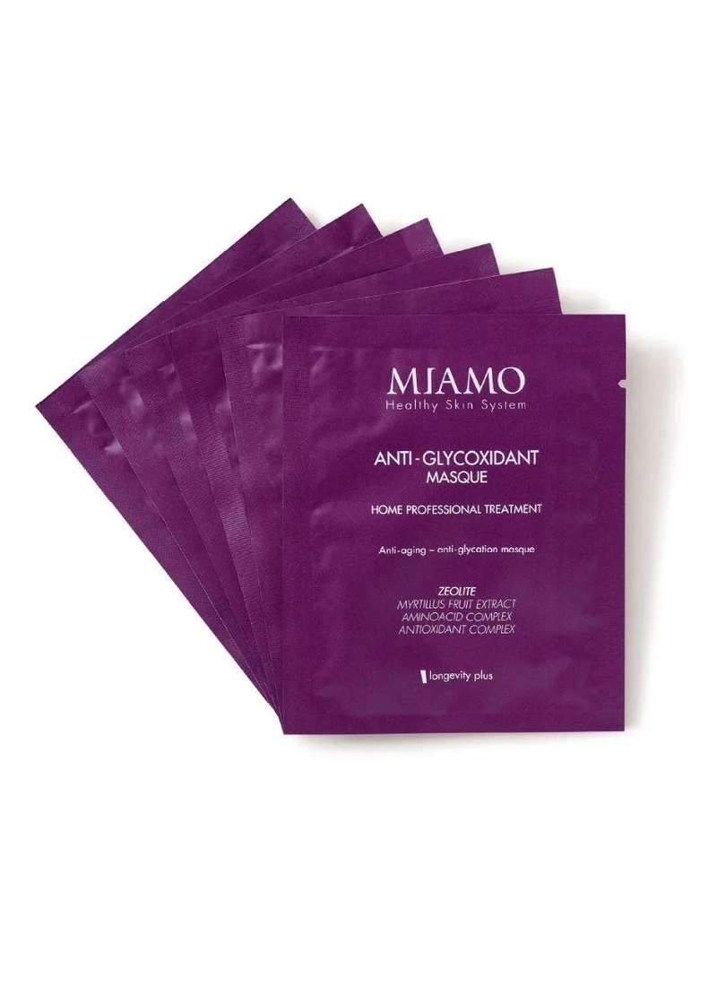 Miamo Anti Glycoxidant Masque Maschere Anti-età E Anti-glicante 6x10ml