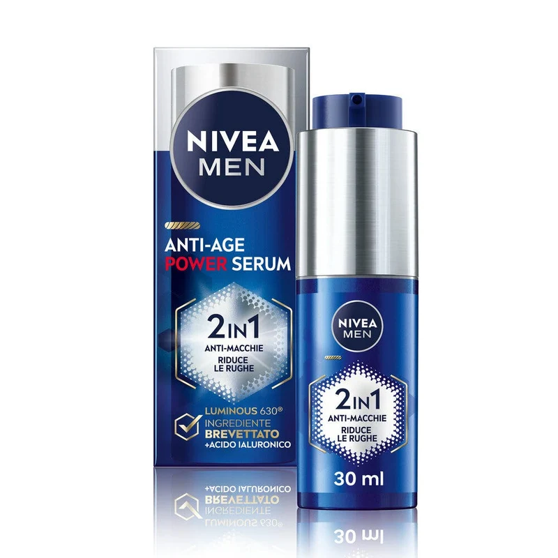 Nivea Men Anti-age Power Serum Anti-macchie Siero Viso Uomo Antirughe E Macchie 30ml